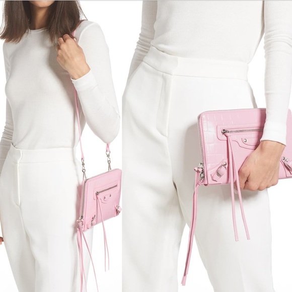 Neo Balenciaga croc embossed leather crossbody bag - Picture 10 of 15